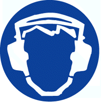 Afbeelding met logo, symbool, clipart, Elektrisch blauw Automatisch gegenereerde beschrijving